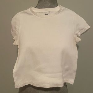 white aritzia baby tee
